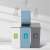 EKO Morandi Touch 40L modular trash can system, white, blue, gray