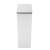 EKO Morandi Touch 40L white touch-operated trash can, side view