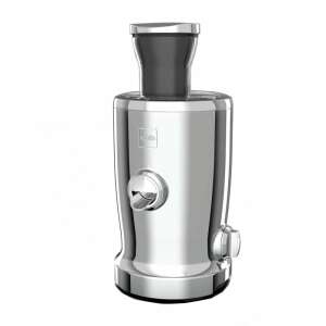 Novis VitaJuicer S1, 4 az 1-ben citrusprés, turmixgép, smoothie készítő és centrifugális gyümölcscentrifuga, króm - Kézi aprító, Kézi mixer, Gyümölcscentrifuga és préselő és Elektromos tésztagép