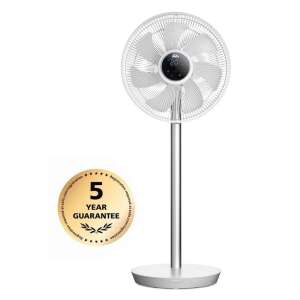 Ventilator de podea Solis Eco Silent alb cu telecomandă, 5 ani garanție - Ventilatoare