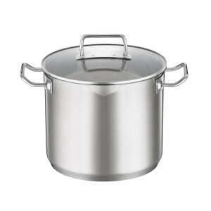 Rösle Expertiso 9 liter stainless steel stock pot with glass lid - Bakeware