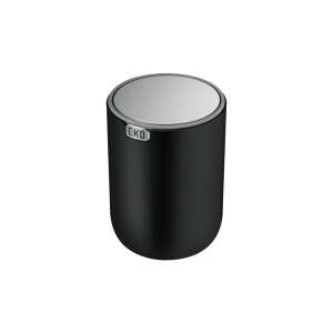 Eko Fandy 1.5L Automatic Closing Trash Can, Black - Eko