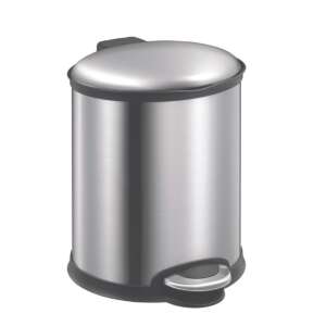 EKO Ellipse 20L rozsdamentes acél pedálos szemetes lágyan záródó fedéllel - Eko