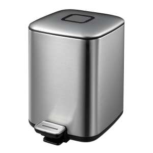 EKO Regent 6L rozsdamentes acél pedálos szemetes ujjlenyomat-álló felülettel - Eko