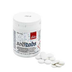 Solis SoliTabs 100 x 1.5g Tablete de curățare pentru aparate de cafea espresso, universale, pentru îndepărtarea uleiului de cafea și a altor reziduuri, degresare și deblocare, prelungește durata de viață a aparatului de cafea - Produse pentru curatenie