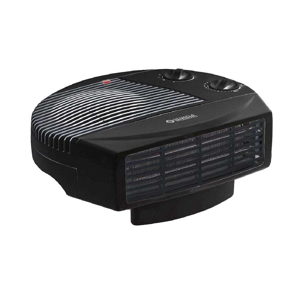 Olimpia Splendid Cromo Radiale Electric Heater with Ventilation, Suitable for Summer/Winter, 2 Power Settings, for Desk/Table, Thermostat, Overheat Protection, Radial