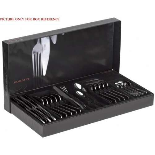 Casa Bugatti Aladdin 24-piece cutlery set, stainless steel, modern design, 6 person, luxury gift box