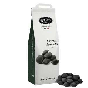Boretti Charcoal Briquettes, 3kg bag, for grilling - Garden