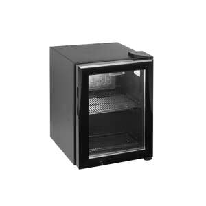 Vitrină frigorifică mini TEFCOLD BC30, negru, ușă din sticlă, 2 rafturi, capacitate de 20 litri - Mini-frigidere