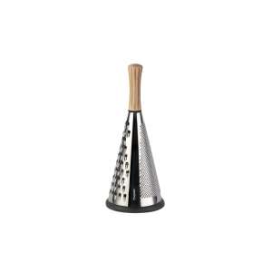 Legnoart multi-functional hand grater, stainless steel blade, solid ash wood, non-slip base, easy ash - Flat file