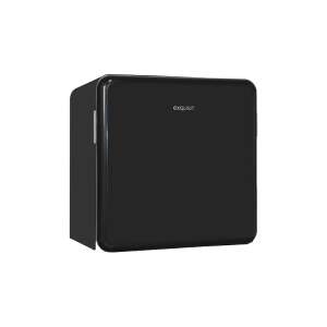 Exquisit retro mini fridge, black, 47 liters, compact design - Exquisit