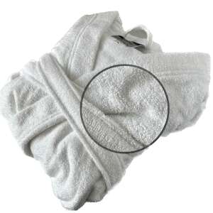 Billerbeck Wet out! unisex bathrobe, size L/XL, white, cotton and microfiber, quick drying - Men's Robe