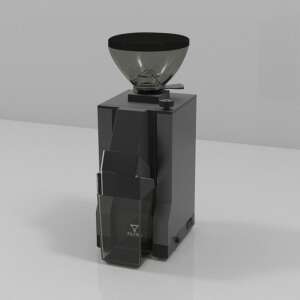 Eureka Mignon Filtro professional electric coffee grinder, black, front view - Coffee Grinder