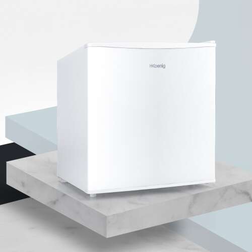 Mini-frigider H.Koenig FGX480 alb, vedere din față