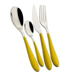Casa Bugatti Gioia 6-piece cutlery set, yellow - Cutlery