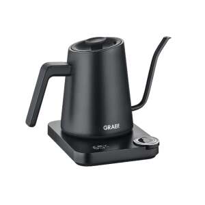Graef elektromos vízforraló, fekete, 900 ml, állítható hőmérséklet, meleg tartás funkció, felöntő vízforraló - Graef