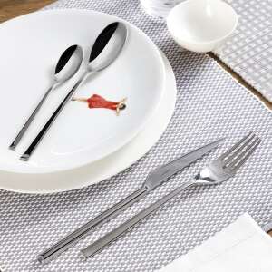 Set de tacâmuri Casa Bugatti Goccia, 6 persoane, din oțel inoxidabil, design elegant - Seturi de tacâmuri