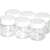 6 glass jars for STEBA JM2 Yogurt Maker