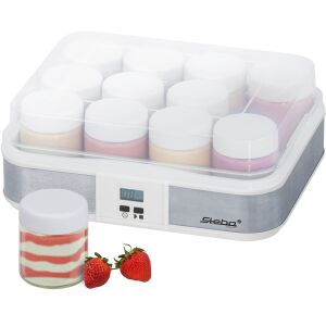 Steba JM2 Yogurt Maker in use with strawberry yogurt - Steba