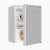 Exquisit KB60-V-090EGR mini fridge with door open showing interior