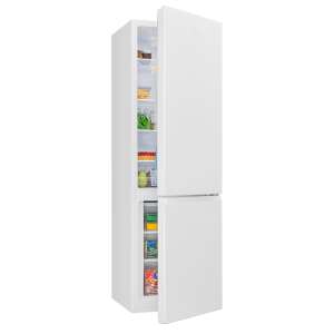 Bomann KG7353W refrigerator, white, 268 liters, 4 shelves, fruit and vegetable compartment, reversible doors, freezer 41 liters - Bomann