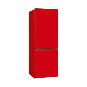 Exquisit red refrigerator with freezer, 175 liter capacity - Exquisit