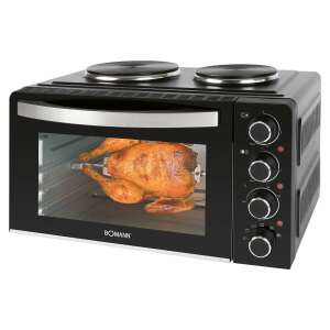 Bomann KK6059CB 28L electric oven with rotisserie, black - Bomann