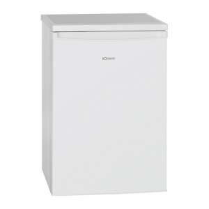 Bomann KS 2184.1 white refrigerator, front view - Bomann
