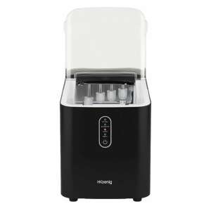 H.Koenig KUB14 ice maker, black, front view - Ice Cube Maker
