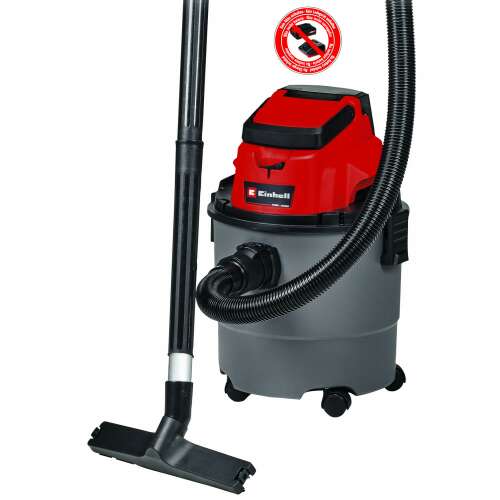 Einhell TC-VC 18/15 Li-Solo Akumulatorski Suho-Mokri Usisavač, Crveno-Siva
 80925771