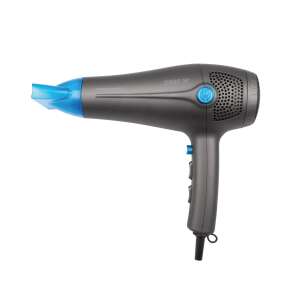 Fén ProfiCare PC-HT 3020, 2000W, 3 nastavenia teploty, 2 rýchlosti, studený vzduch, zasúvateľný kábel, ionizačná funkcia, antracit/modrá - Fén na vlasy