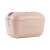 Polarbox Pop 12 liter cooler box, pastel pink, retro design, ideal for picnics, beach, and hiking