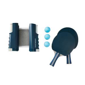 Printworks Ping Pong Table Tennis Set, 2 rackets, net, 3 balls, dark blue - Ping Pong Table, Paddle, and Equipment