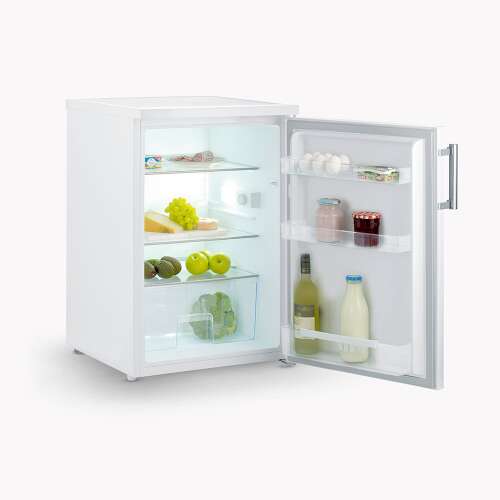 Lodówka jednodrzwiowa Severin 120L z otwartymi drzwiami