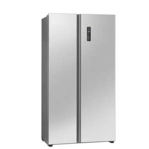 Bomann SBS 7344 side by side refrigerator, stainless steel finish - Bomann