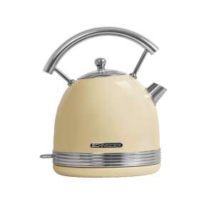 Schneider's Feeling's Collection Retro Elektromos Vízforraló, 1,7 Liter, Krém - Schneider