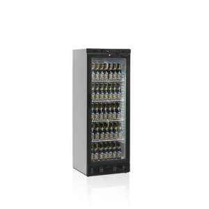 Хладилна витрина TEFCOLD SCU1280, пълна с напитки - Хладилна витрина