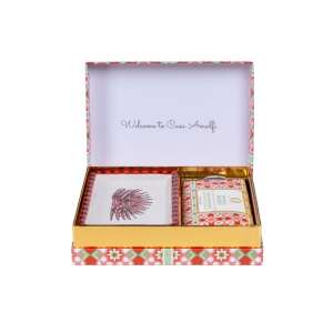 Casa Amalfi Aperitivo in Amalfi gift set with handcrafted soap and ceramic soap dish - Beauty & Health