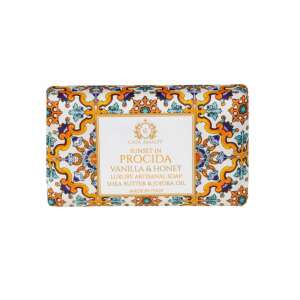 Casa Amalfi Sunset in Procida Vanilla & Honey Luxury Artisanal Soap, Shea Butter & Jojoba Oil, Made in Italy - Beauty & Health