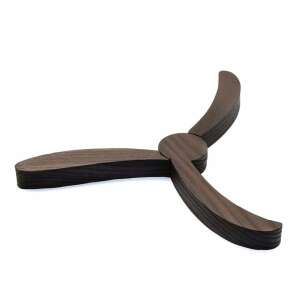 Дървена поставка за тенджери Legnoart, ясен, термообработен, диаметър 25 cm, ръчно изработена, кафява - Подложка