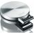 Graef WA80 heart-shaped waffle maker with stainless steel finish