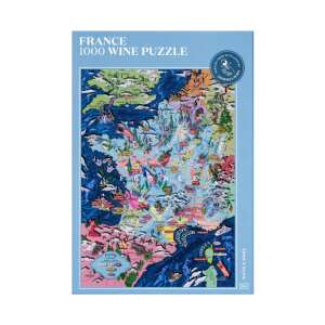 Franciaország Bor Térkép Kirakó - 1000 darab - 48x68 cm