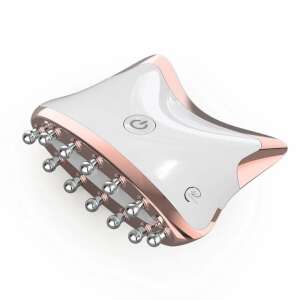 Ila brand Multifunctional Quick Scraping and Body Lymphatic Massage 2 in 1, removes fatigue and pain, can be used on any part of the body, EMS microcurrent, 12 metal heads, automatic - Electric massager