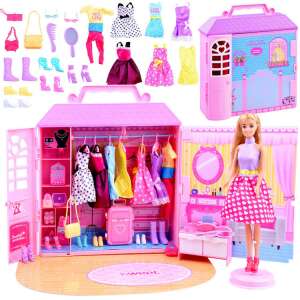 Anlily Rosesa Baba Házikó Játékkészlet - 30cm