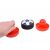 Cymbergaj Arcade Game: Red Pusher and Football Hover Puck on White