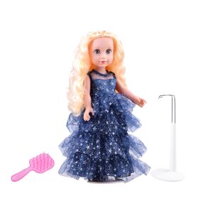 Ariana Baba doll with stand and hairbrush, 45 cm doll - Nonbrand Baba