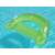Bestway nadmuchiwany fotel do basenu, zielony, 152 x 99cm