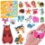 Set puzzle cu animale Treehole 24 piese, inclusiv leu, fluture, elefant și multe altele