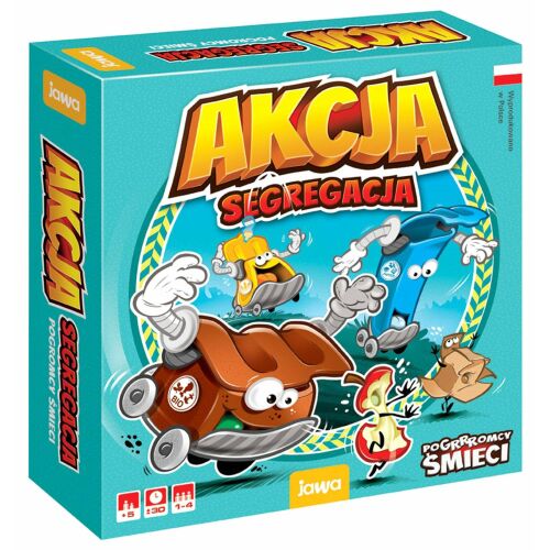 JAWA Akcja Segregacja board game box, educational game for kids
