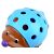 Oktató Sün educational hedgehog toy, blue shell with numbered holes